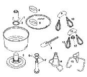Bosch Concept Stainless Steel Bowl Parts